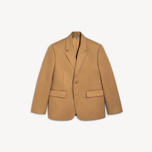 veste &agrave; simple boutonnage fit normal
