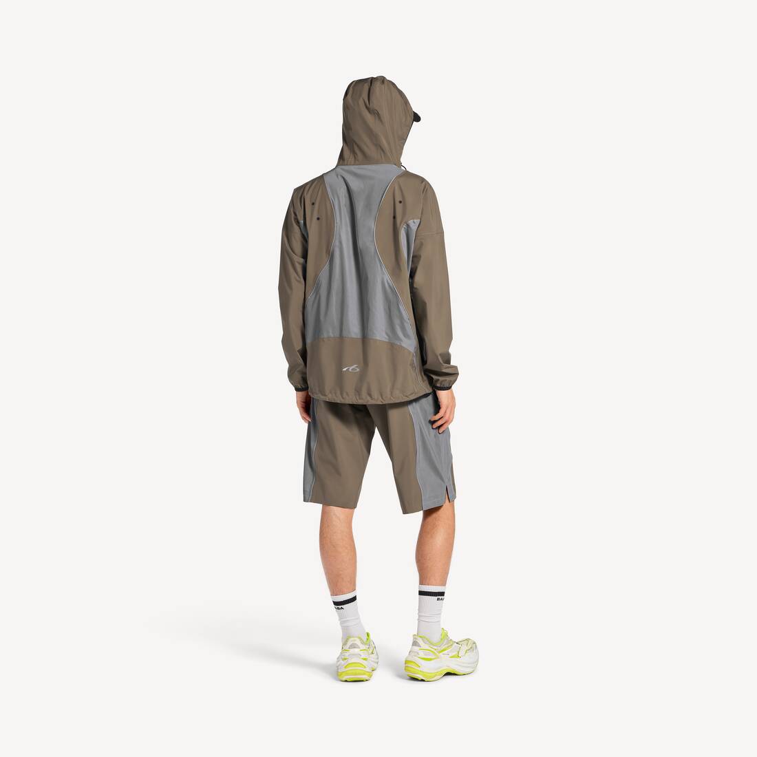 Chaqueta Con Cremallera Techwear para Hombre en Gris | Balenciaga Espa&ntilde;a ES - Image 4
