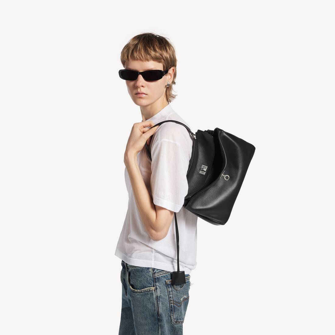 Women's Rodeo Handbag Small in Black | Balenciaga Netherlands EN - Image 8