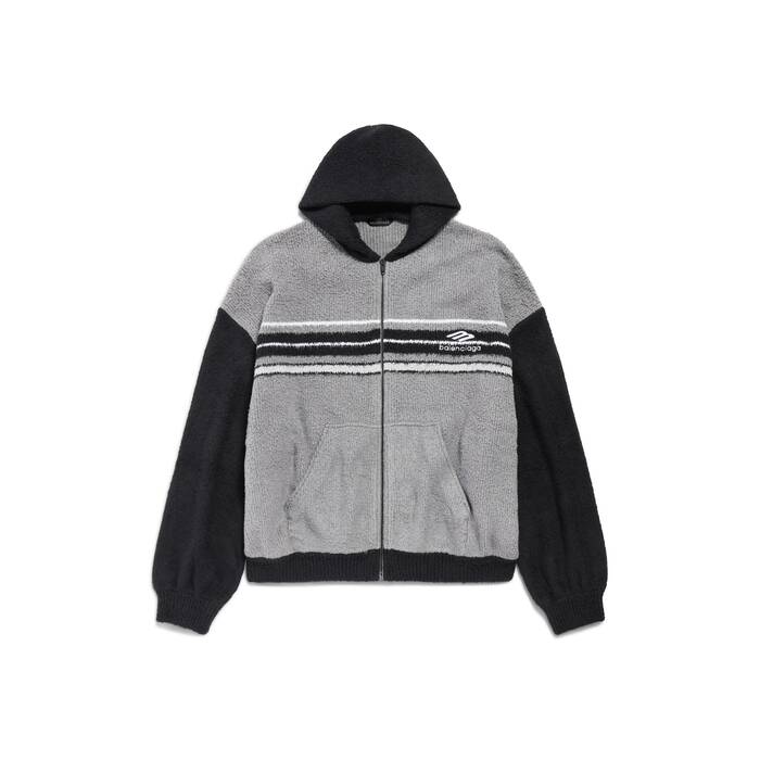 fluffy ジップアップ hoodie