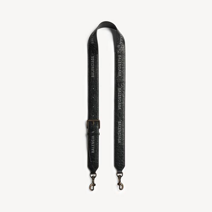 Men's Allover Logo Strap in Black - Men | Balenciaga United States EN - Image 1