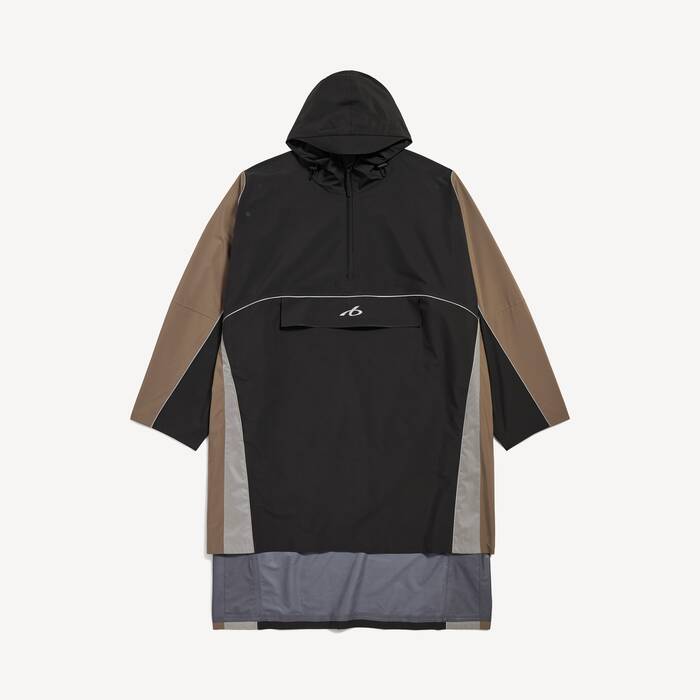 Men's Techwear Poncho in Black - Men | Balenciaga Netherlands EN - Image 2