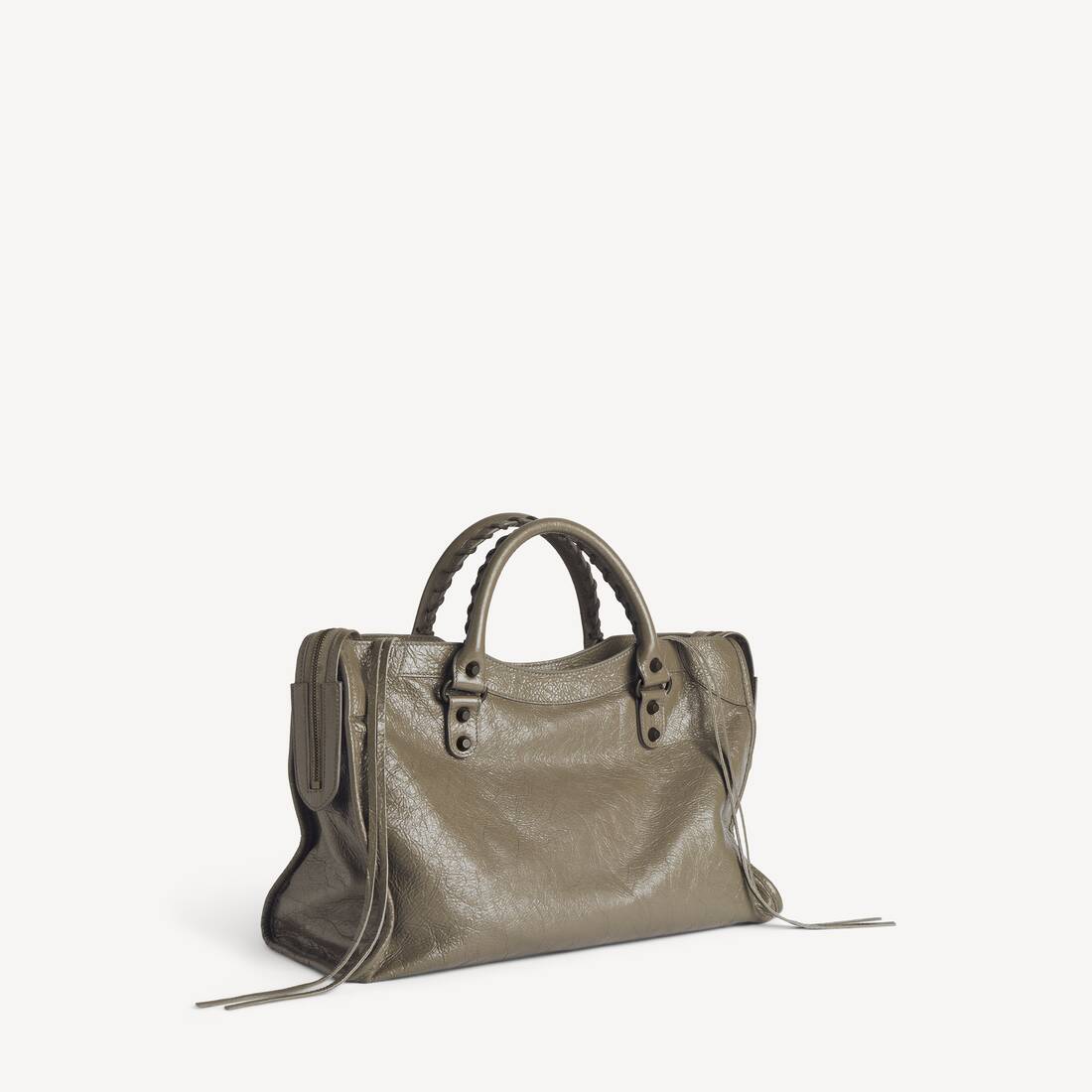 Women's Le City Bag Medium in Army Green | Balenciaga Republic Of Korea EN - Image 3