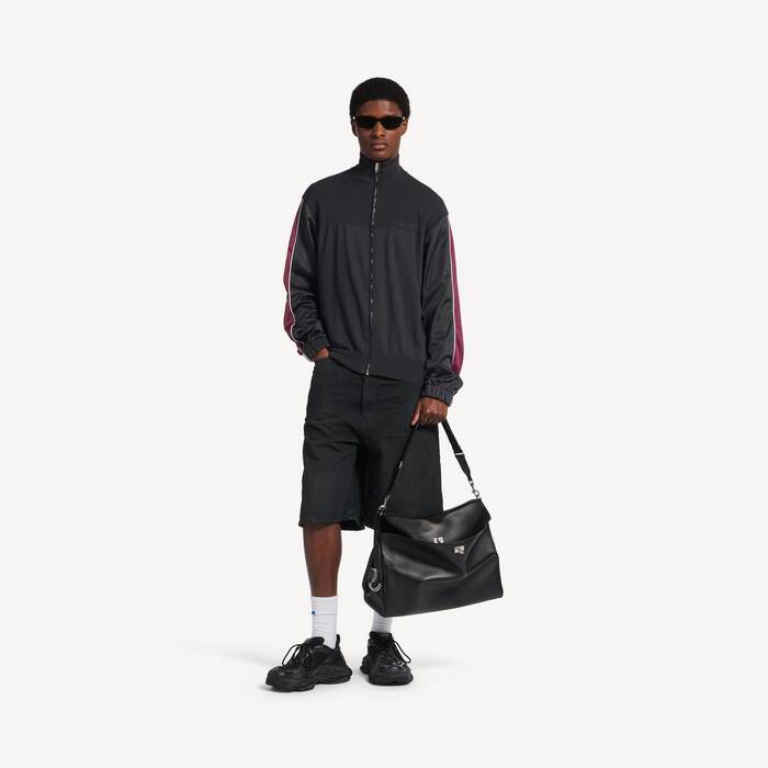 Men's Rodeo Messenger Bag Medium in Black - Men | Balenciaga Bulgaria EN - Image 3