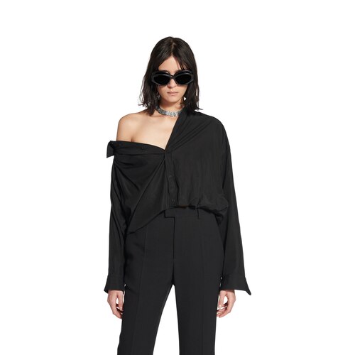 camicia one shoulder