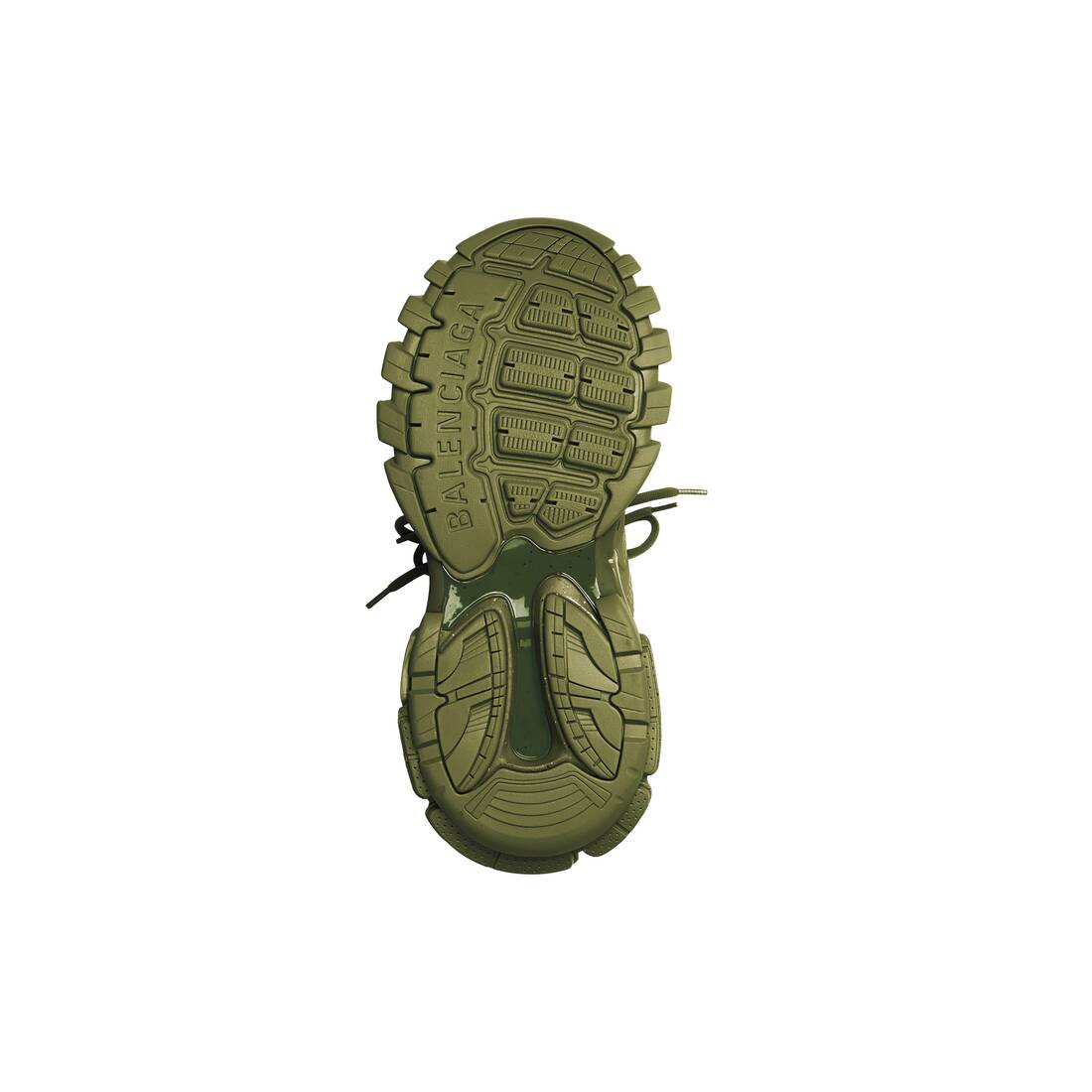 Men's Track Trainers Recycled Sole in Dark Green | Balenciaga United Kingdom EN - Image 7