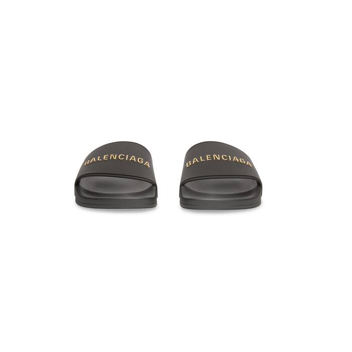 balenciaga piscine flat sandals