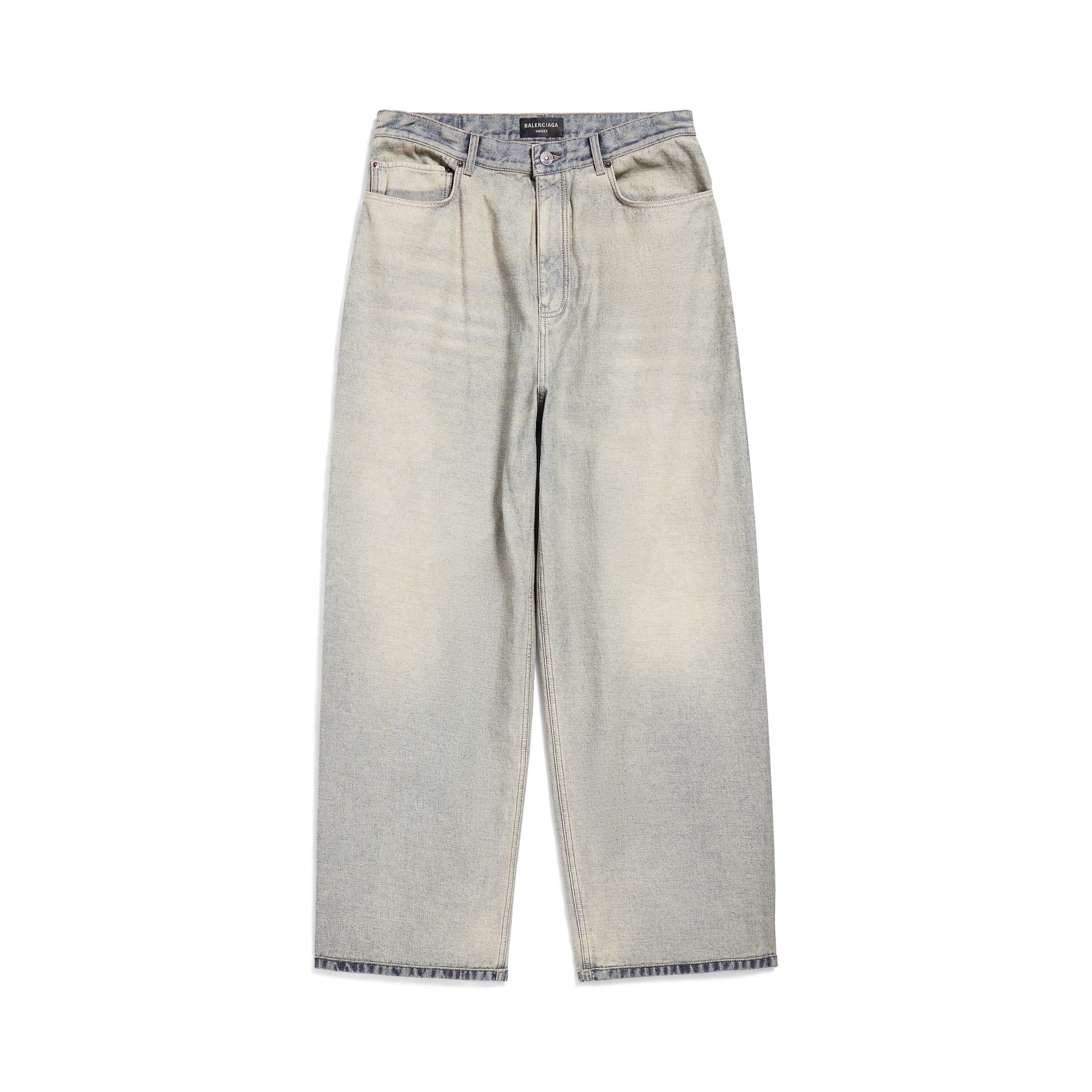 Balenciaga Baggy Pants - Blue - Man - L - Cotton