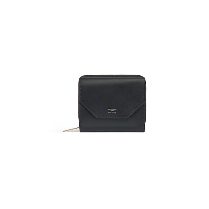envelope compact wallet with flap