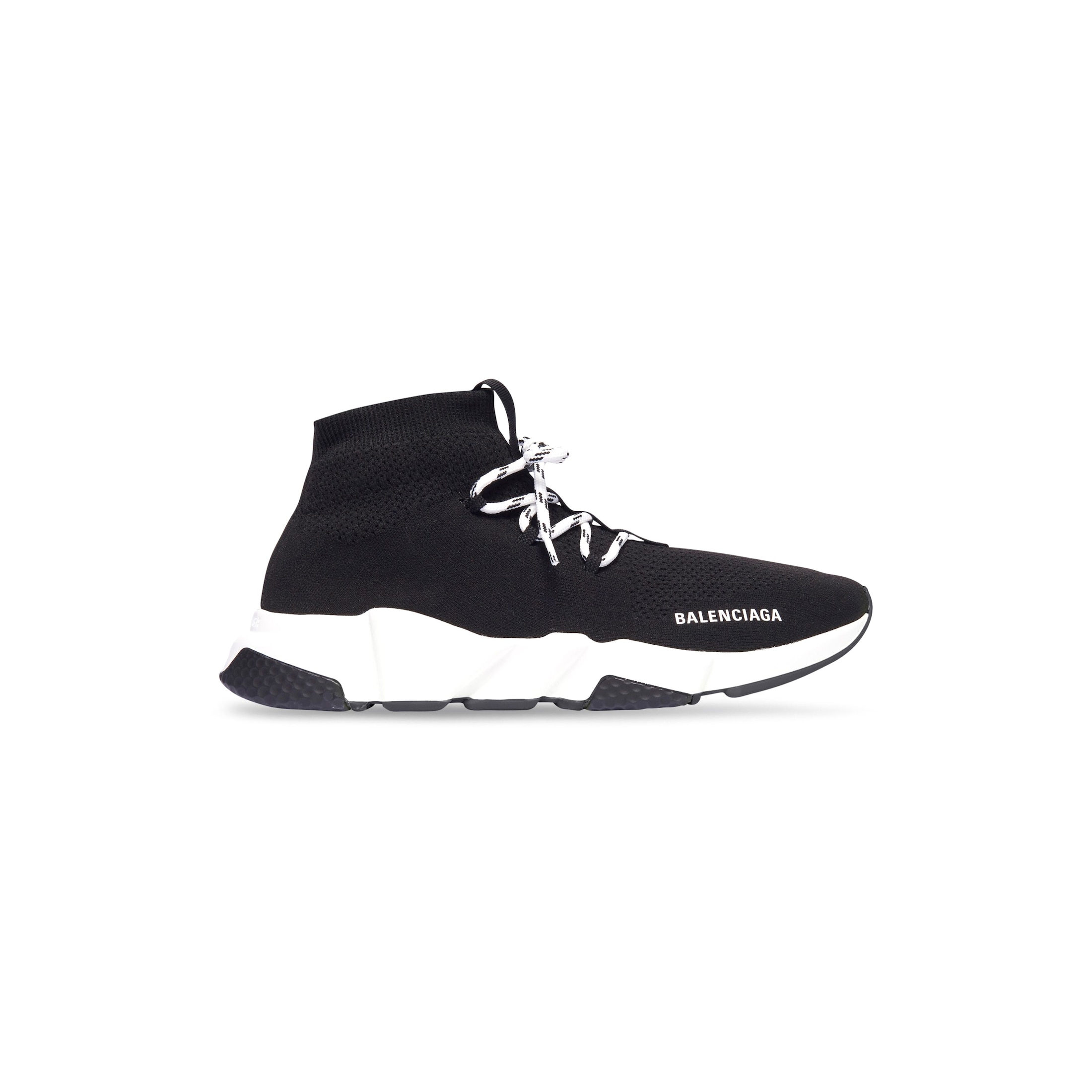 Balenciaga Speed Lace-up Sneaker - Black - Man - 47 - Polyamide, Elastane