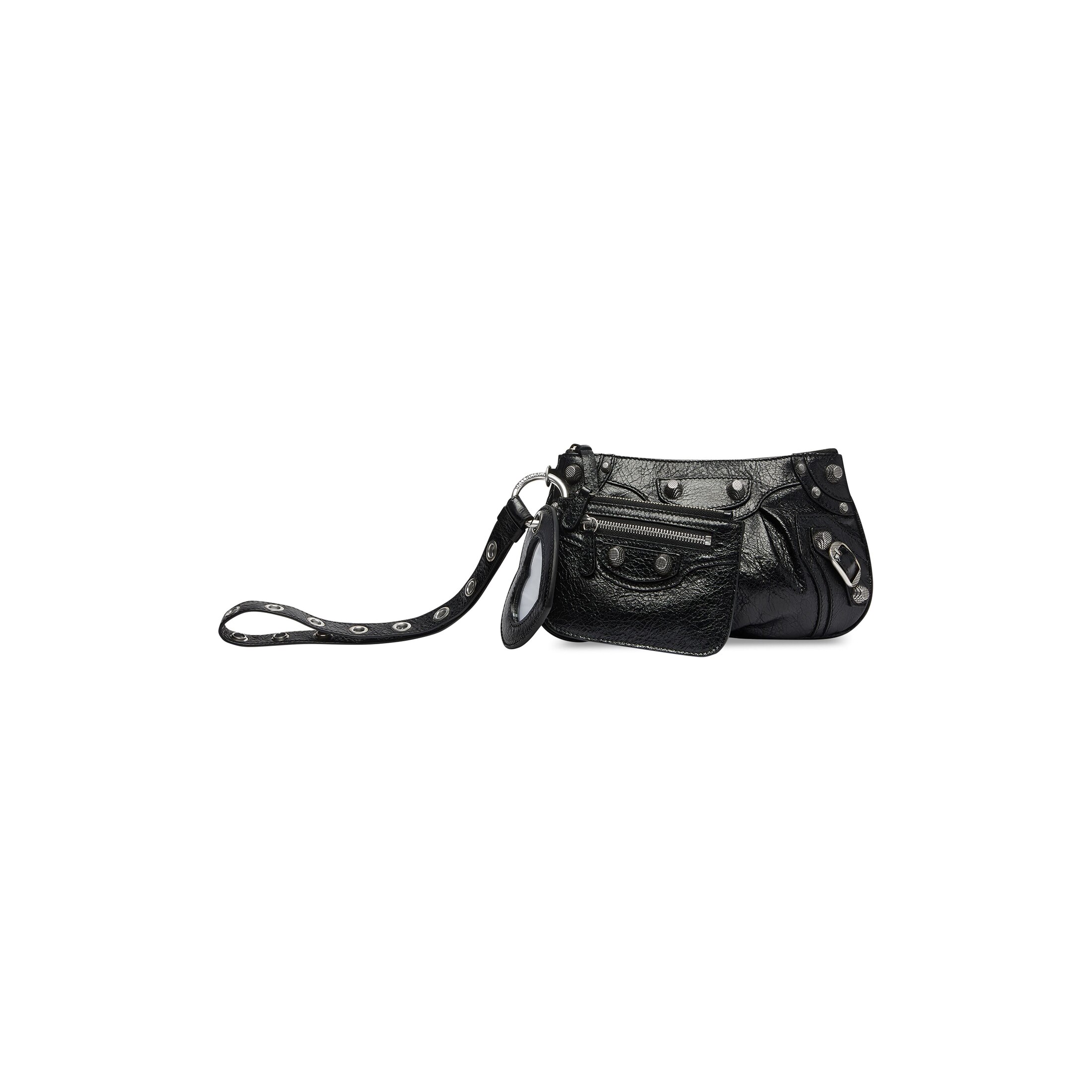 Balenciaga Le Cagole Mini Multipouch - Black - Woman - Lambskin