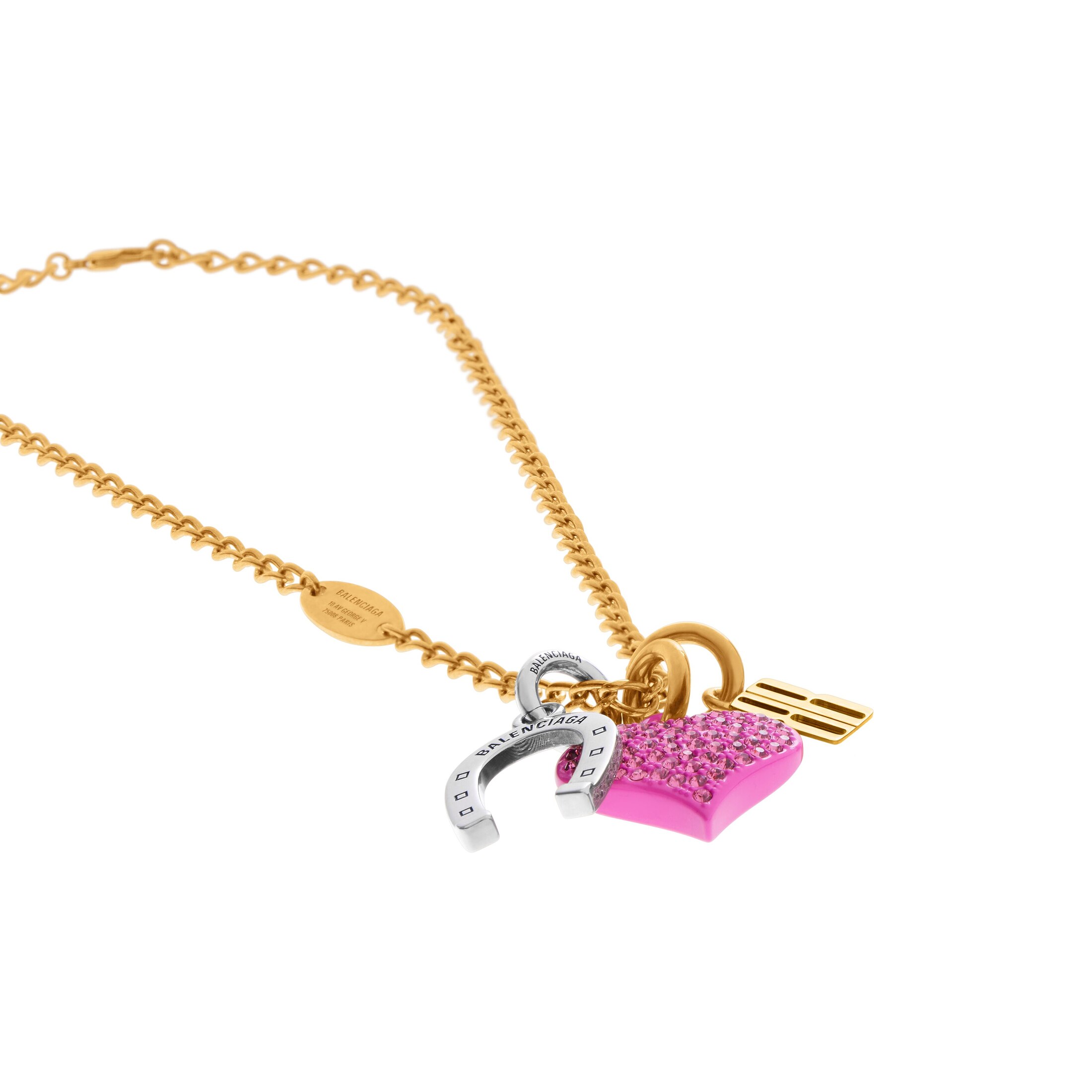 carousel horseshoe collector necklace