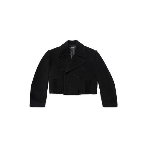 folded peacoat
