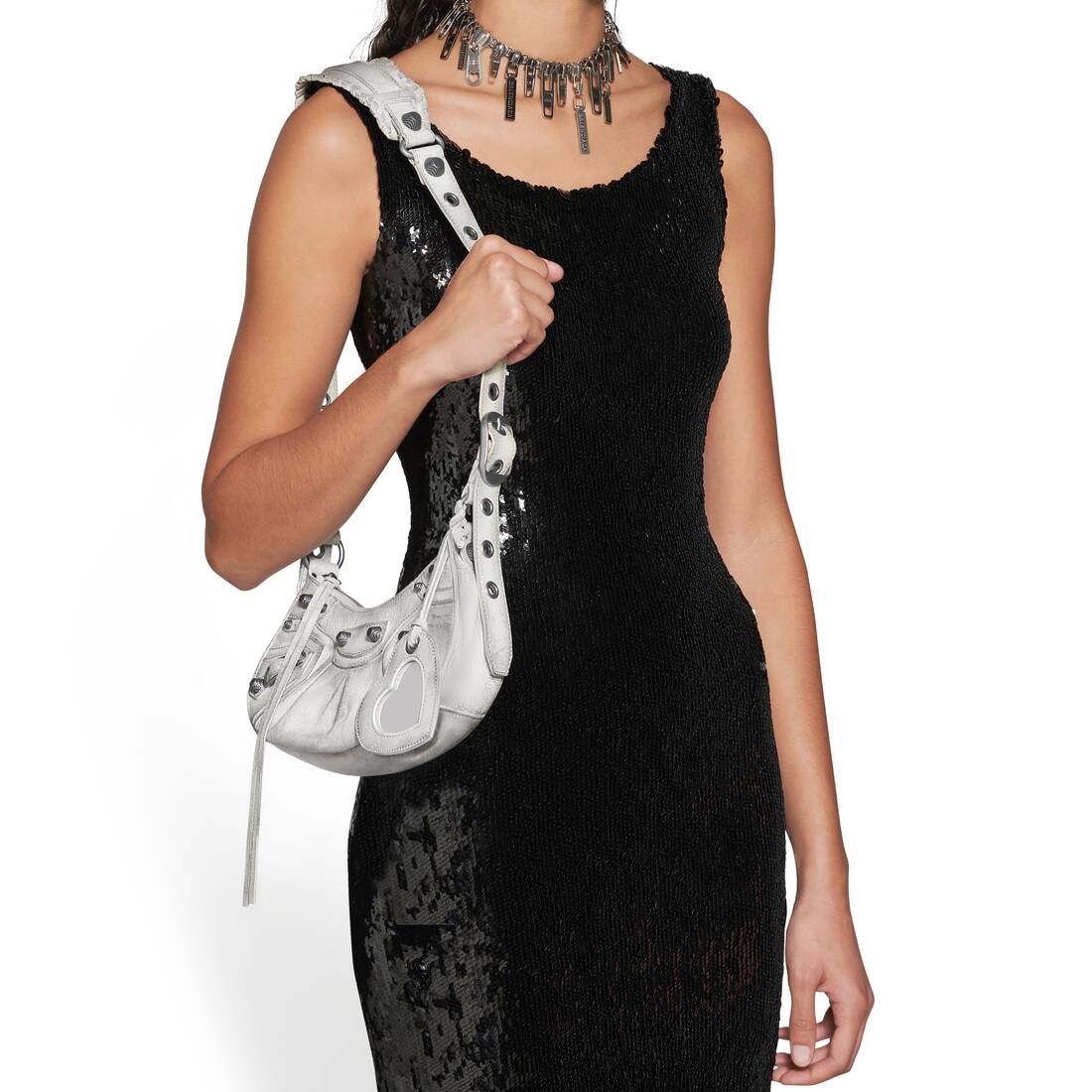 Balenciaga le cagole white Clearance