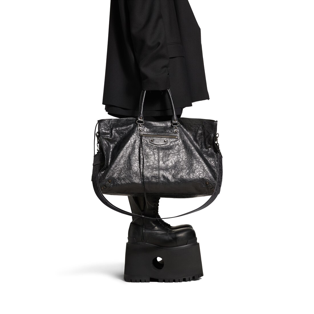 Balenciaga city all black online