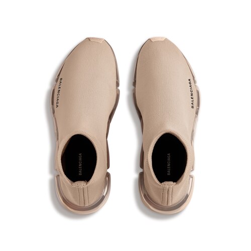 speed 2.0 full clear sole recycled knit sneaker