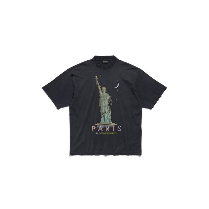 t-shirt paris liberty fit medium