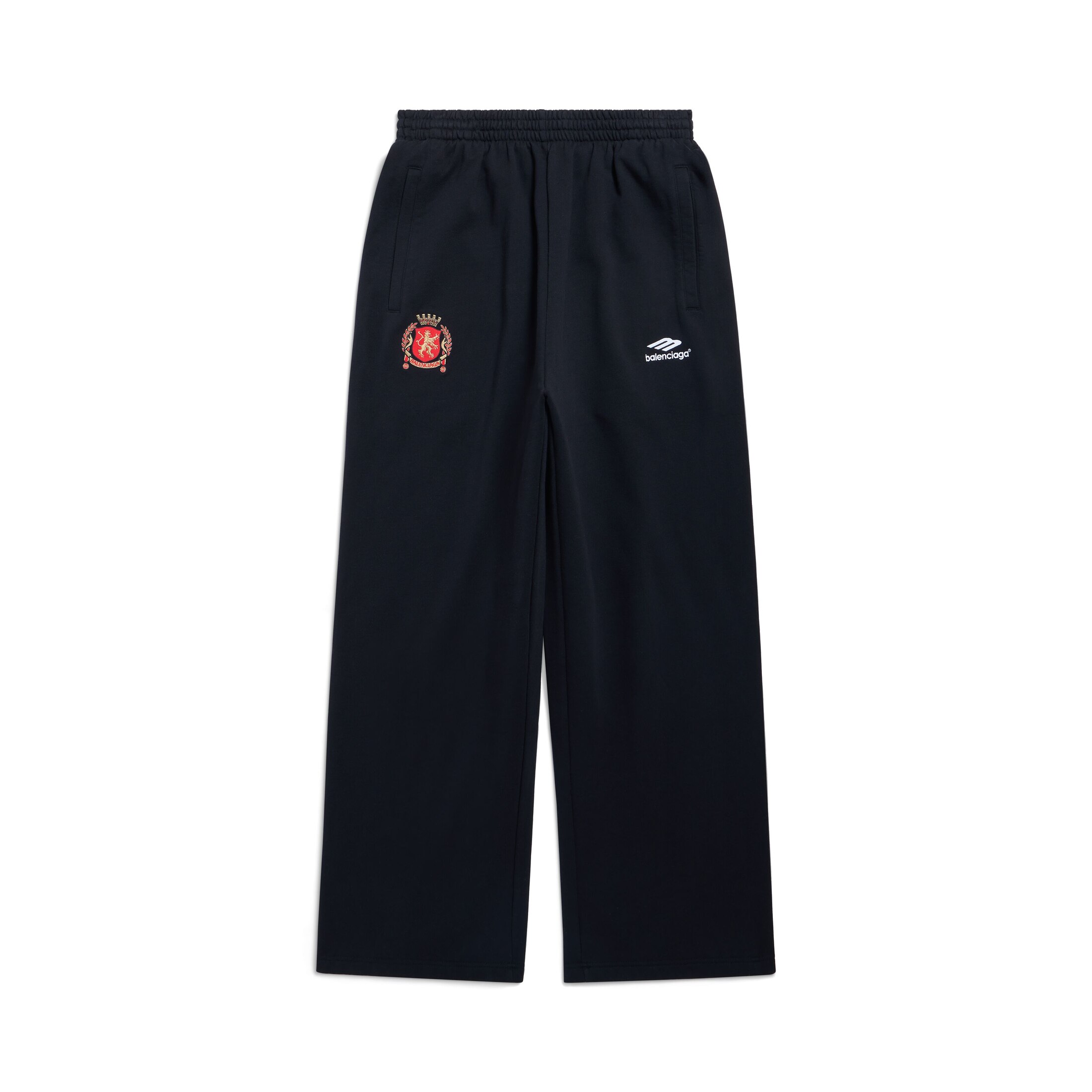 Balenciaga Pantaloni Da Tuta Baggy Soccer - Nero - Uomo - M - Cotone