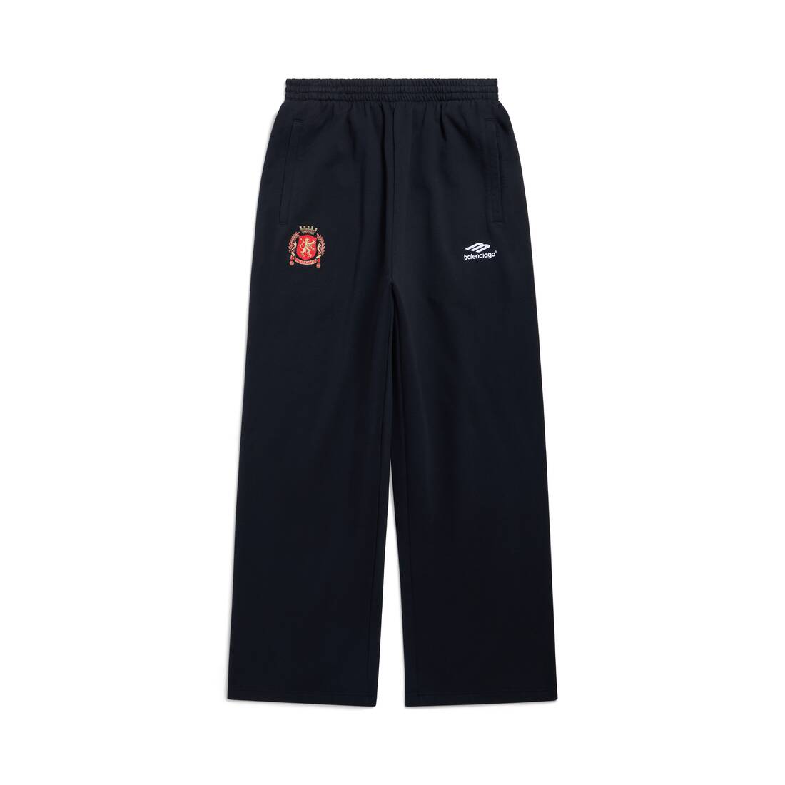 Soccer Baggy Sweatpants in Black/white | Balenciaga NL