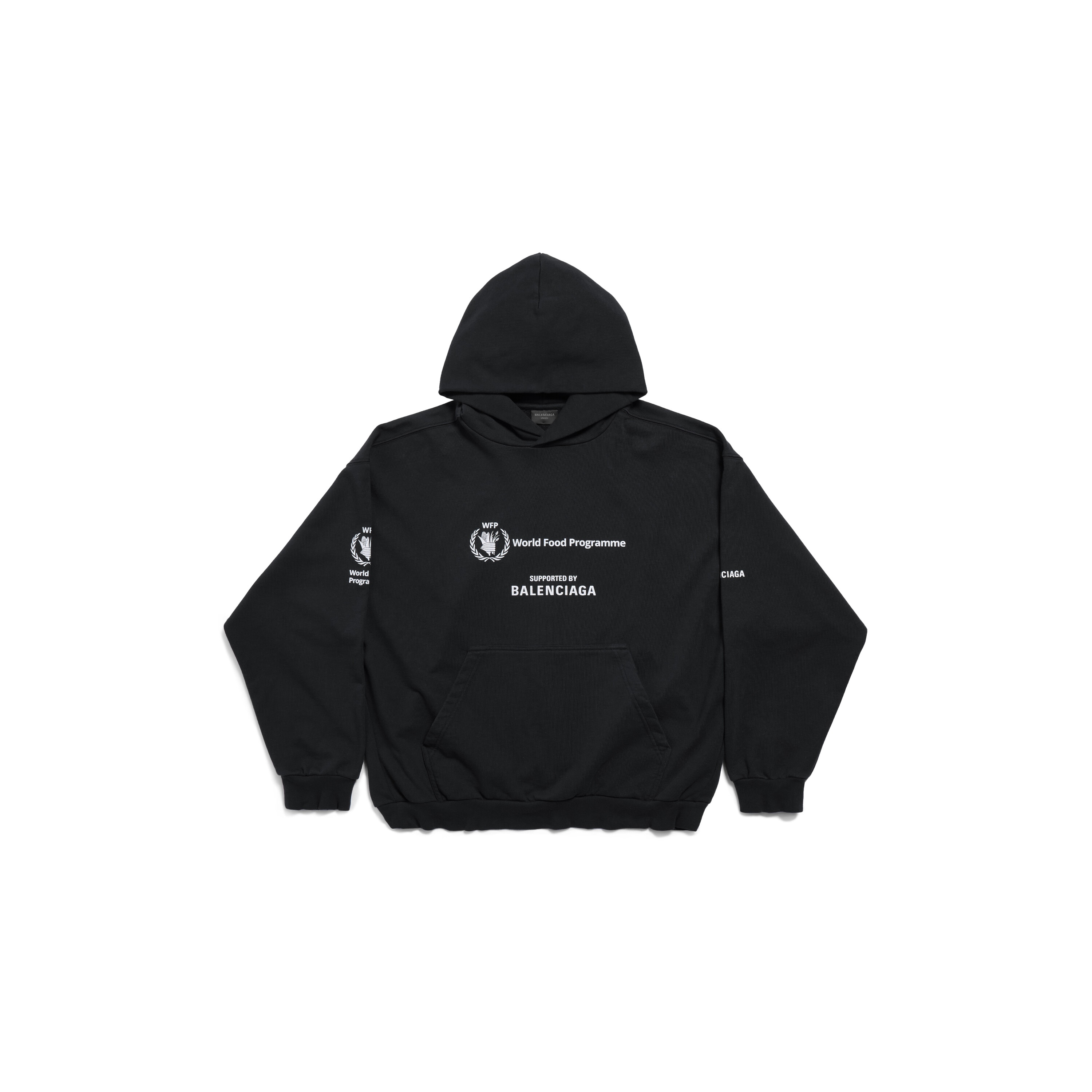 Hoodie Wfp Medium Fit para Hombre en Negro Balenciaga ES