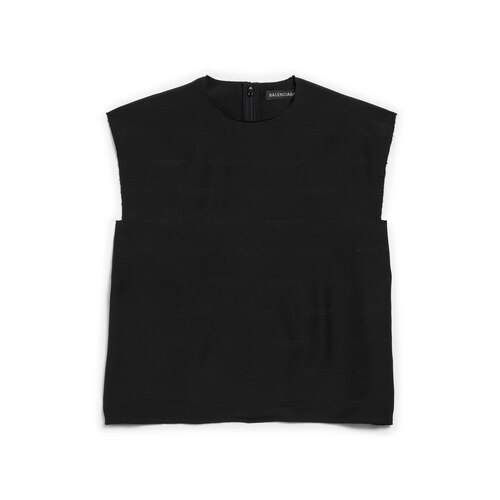 license sleeveless t-shirt