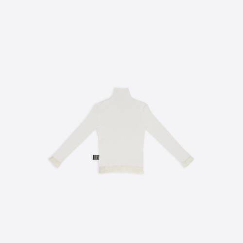 reversible fitted sweater
