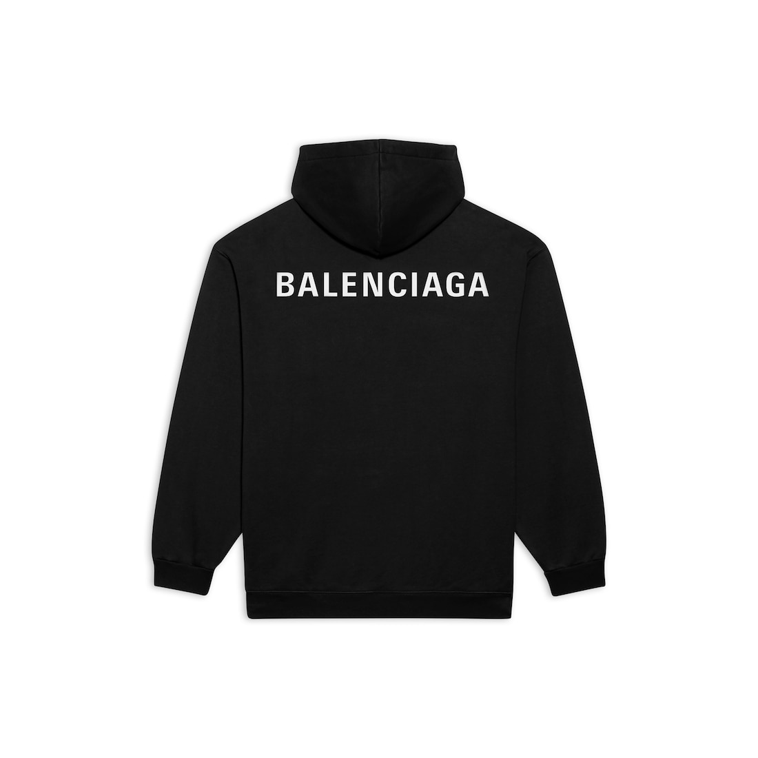 Balenciaga print hoodie black Outlet