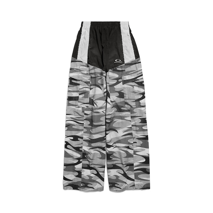 cut-up cargo tracksuit pants