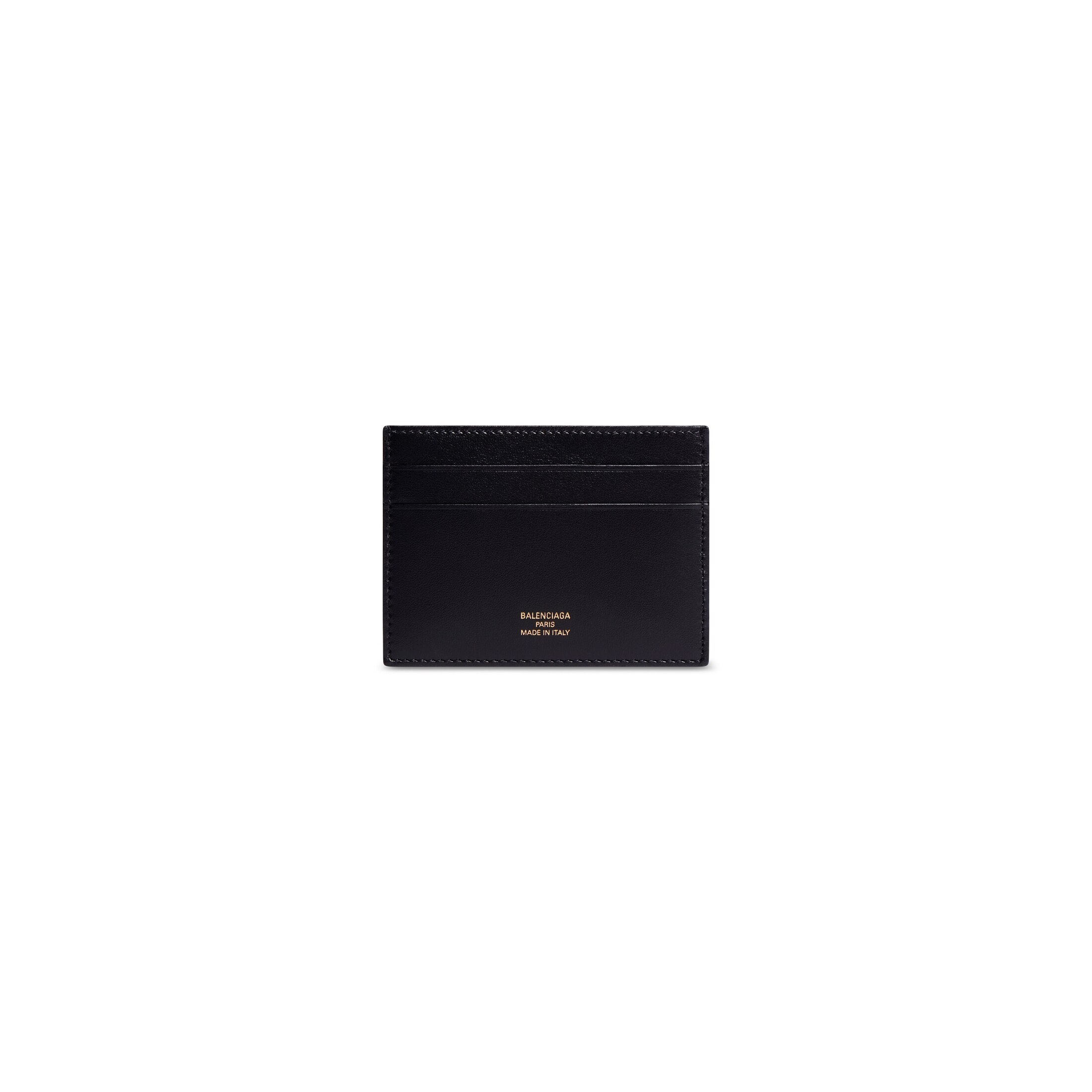 Balenciaga Envelope Card Case - Black - Woman - Calfskin