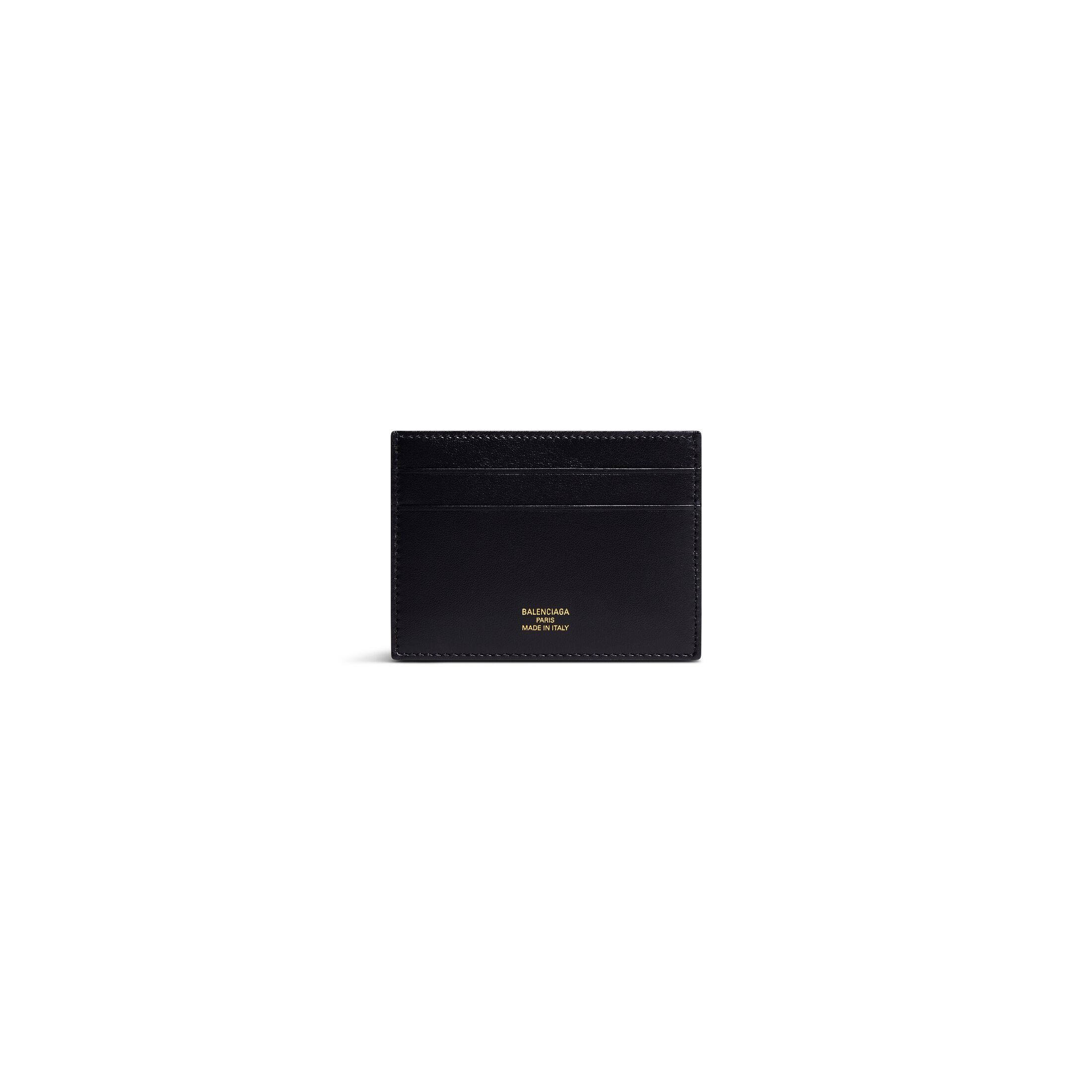 Balenciaga Porte-Cartes Envelope - Noir - Femme - Cuir De Veau