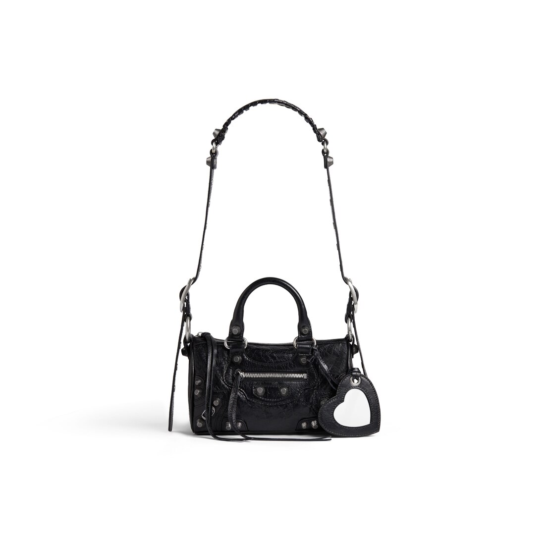 Women's Le Cagole Mini Duffle Bag in Black | Balenciaga US