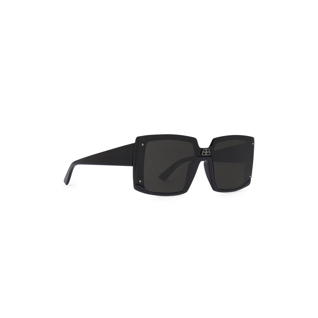Shield Square Sunglasses in Black