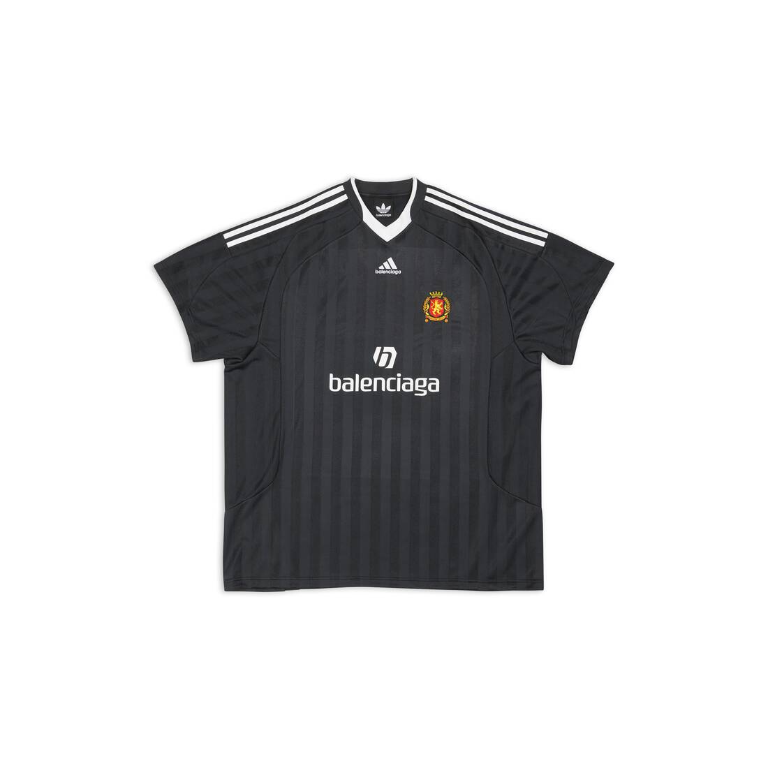 Balenciaga / Adidas Soccer オーバーサイズtシャツ で ブラック