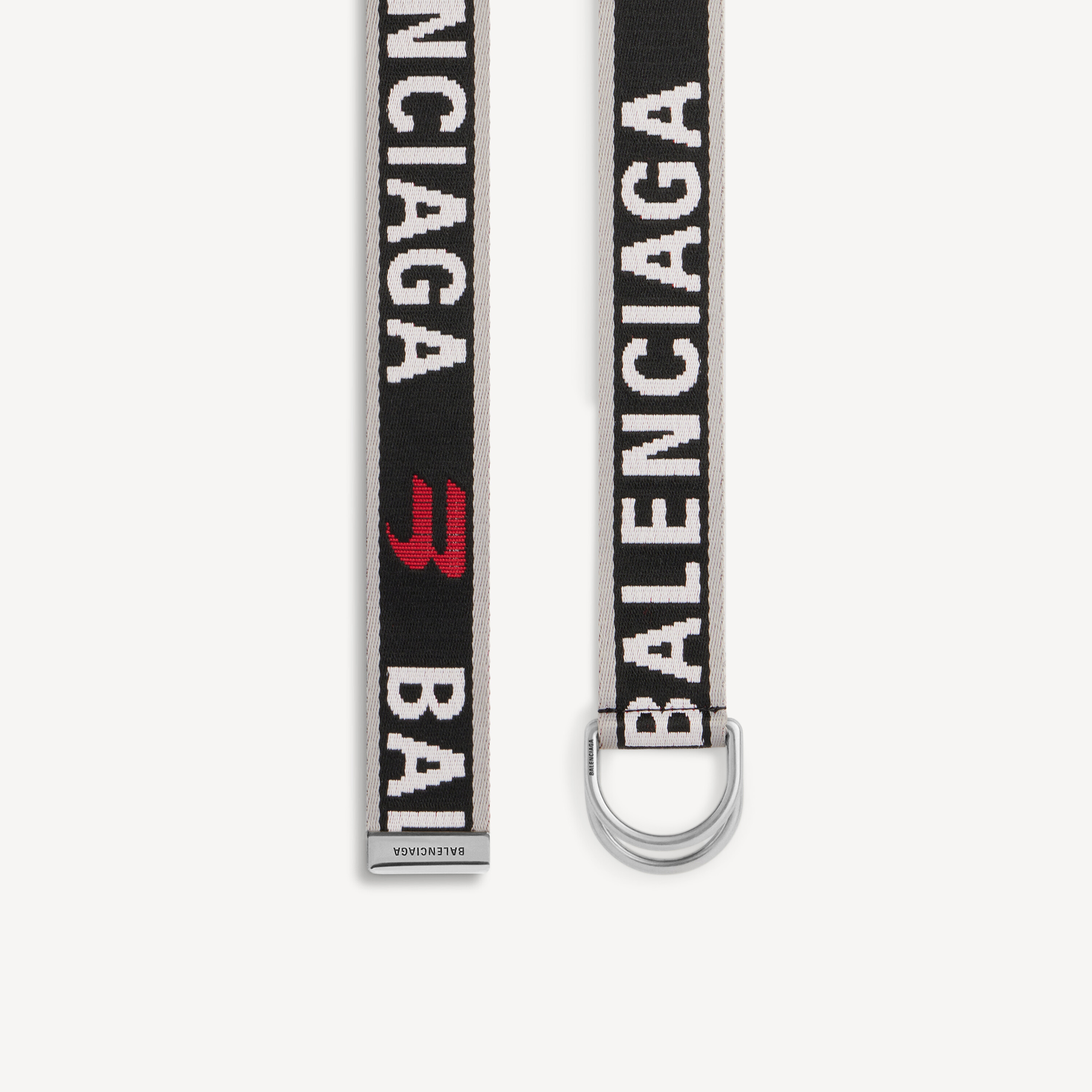 Men's D Ring Belt in Grey