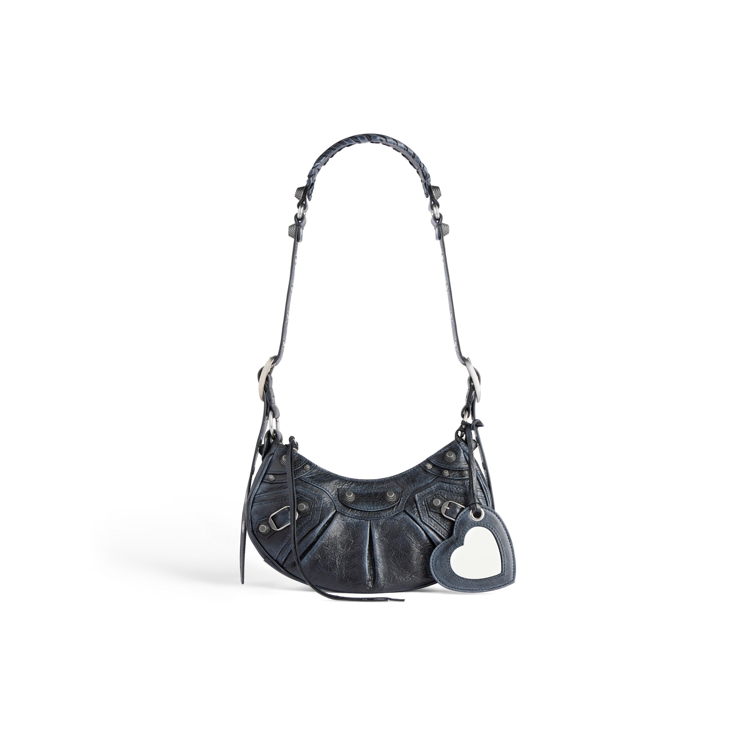 Women's Neo Cagole City Small Handbag Dirty Effect in Black