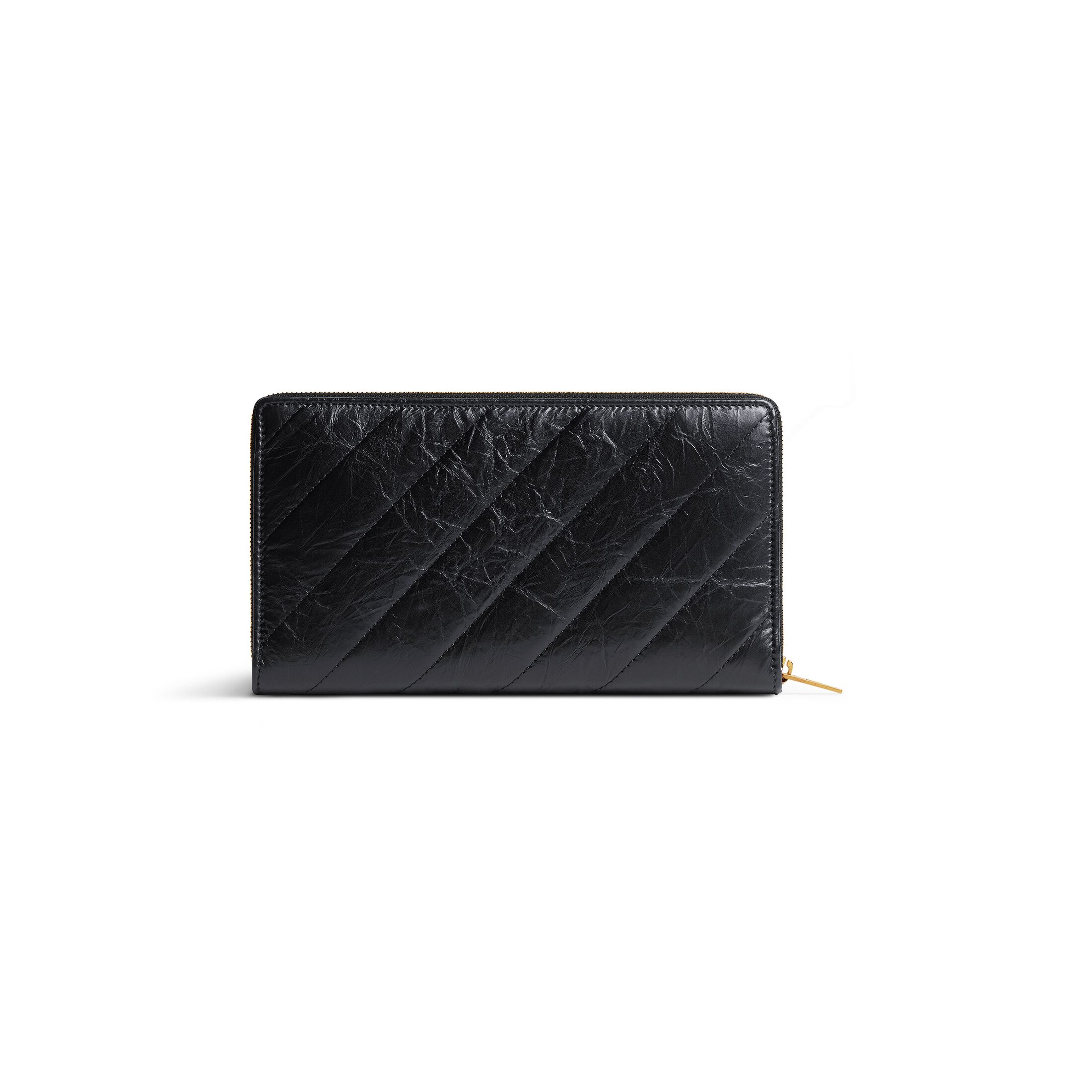 crush continental wallet quilted