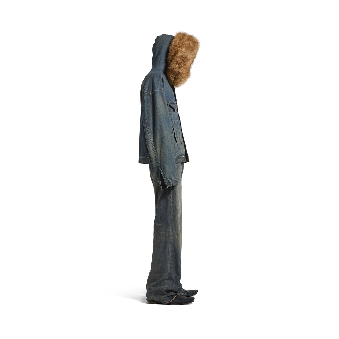 Men's Boxy Jacket in Blue