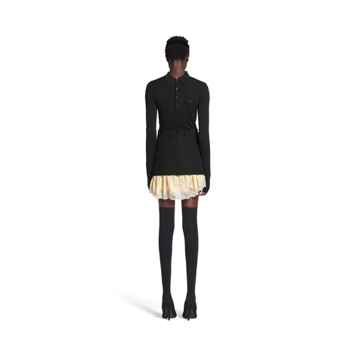 lingerie mini tailored skirt
