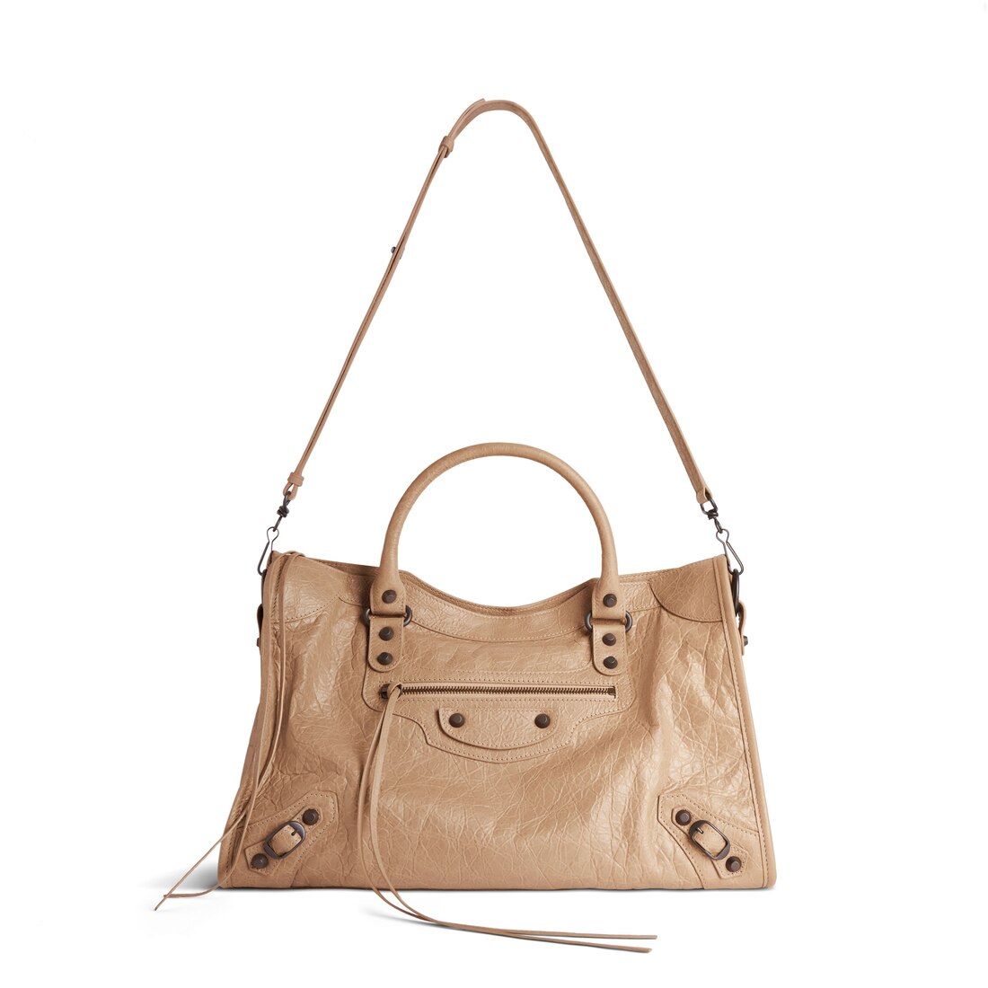 Balenciaga city bag beige best sale