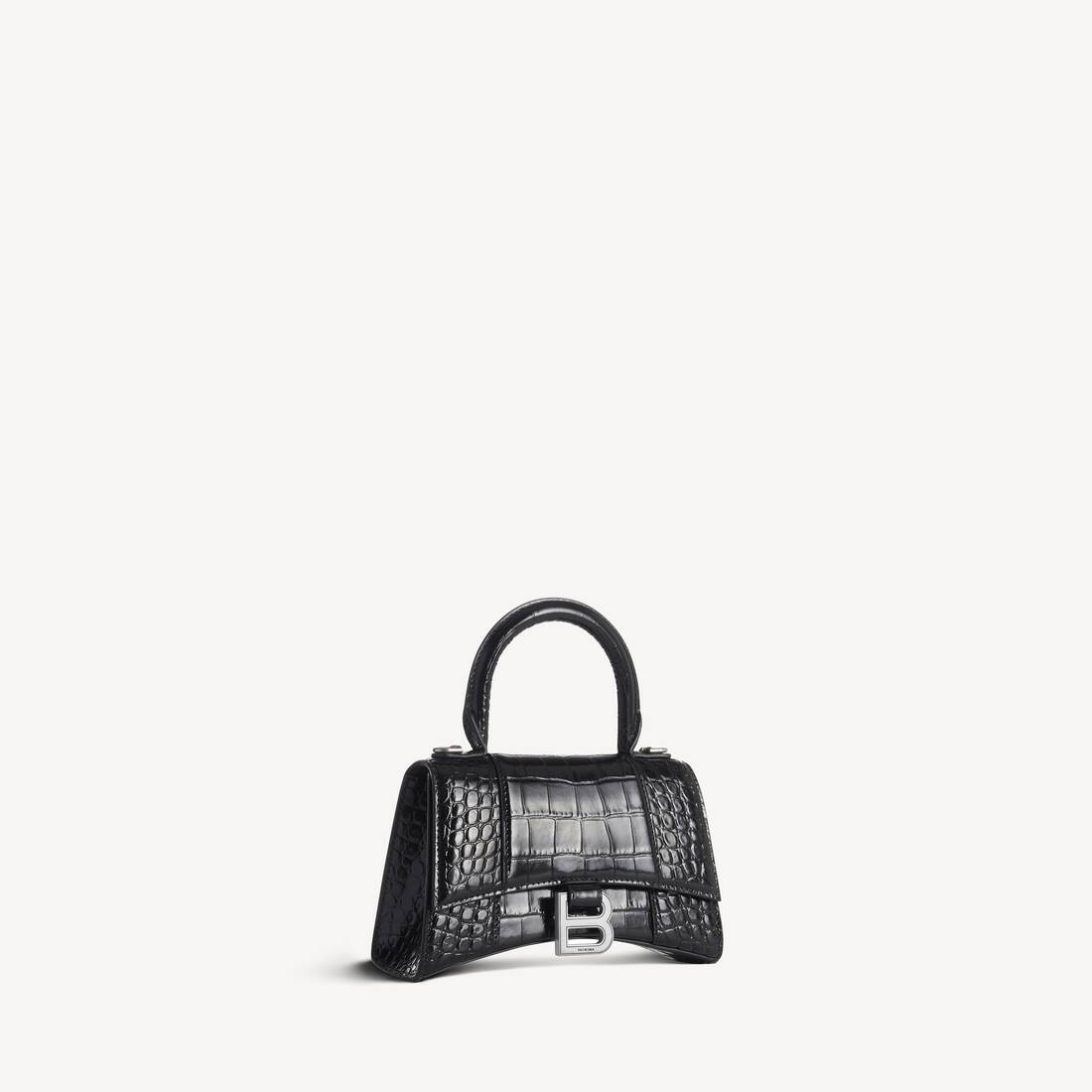 Women's Hourglass Handbag Xs in Black | Balenciaga Australia EN - Image 2