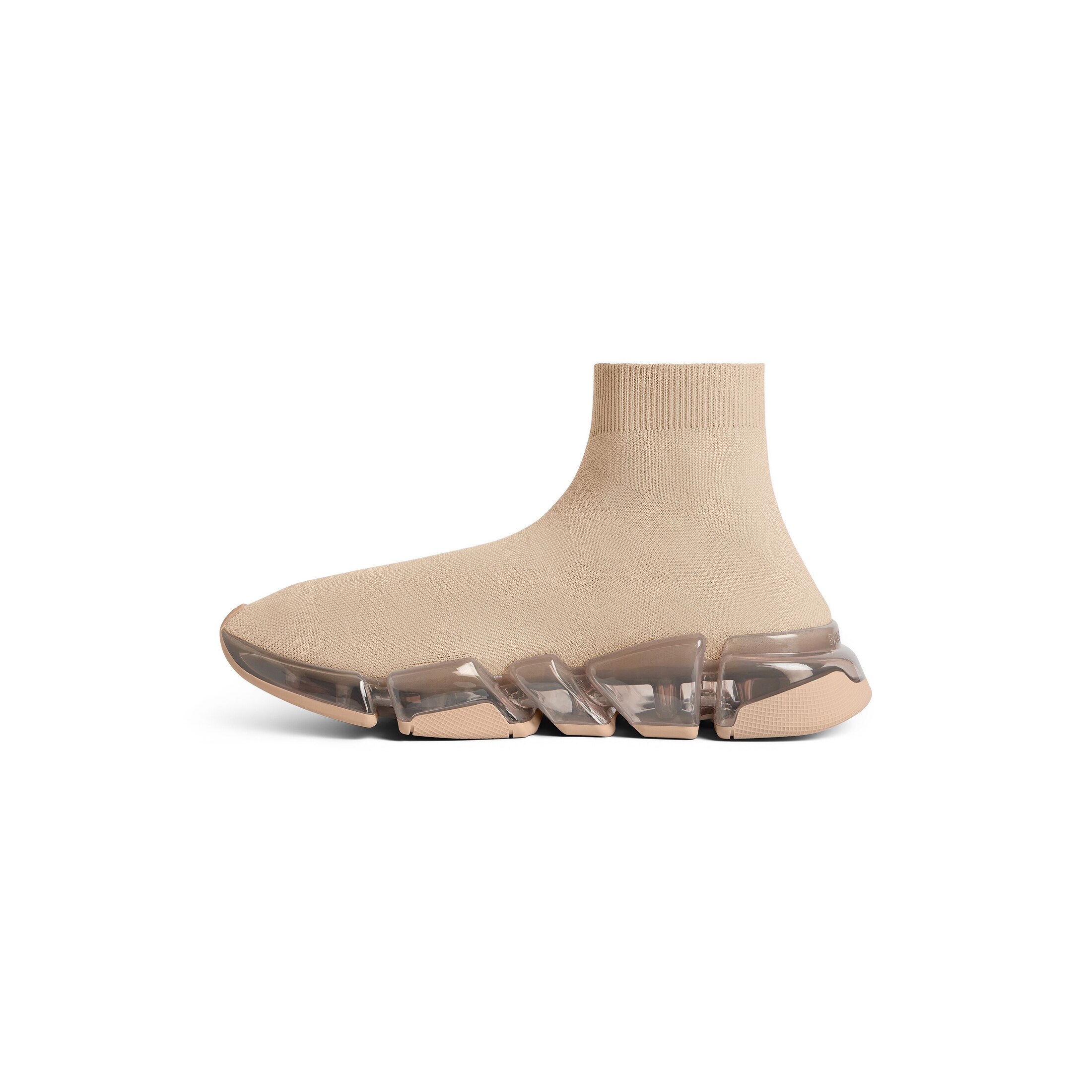 speed 2.0 full clear sole recycled knit sneaker
