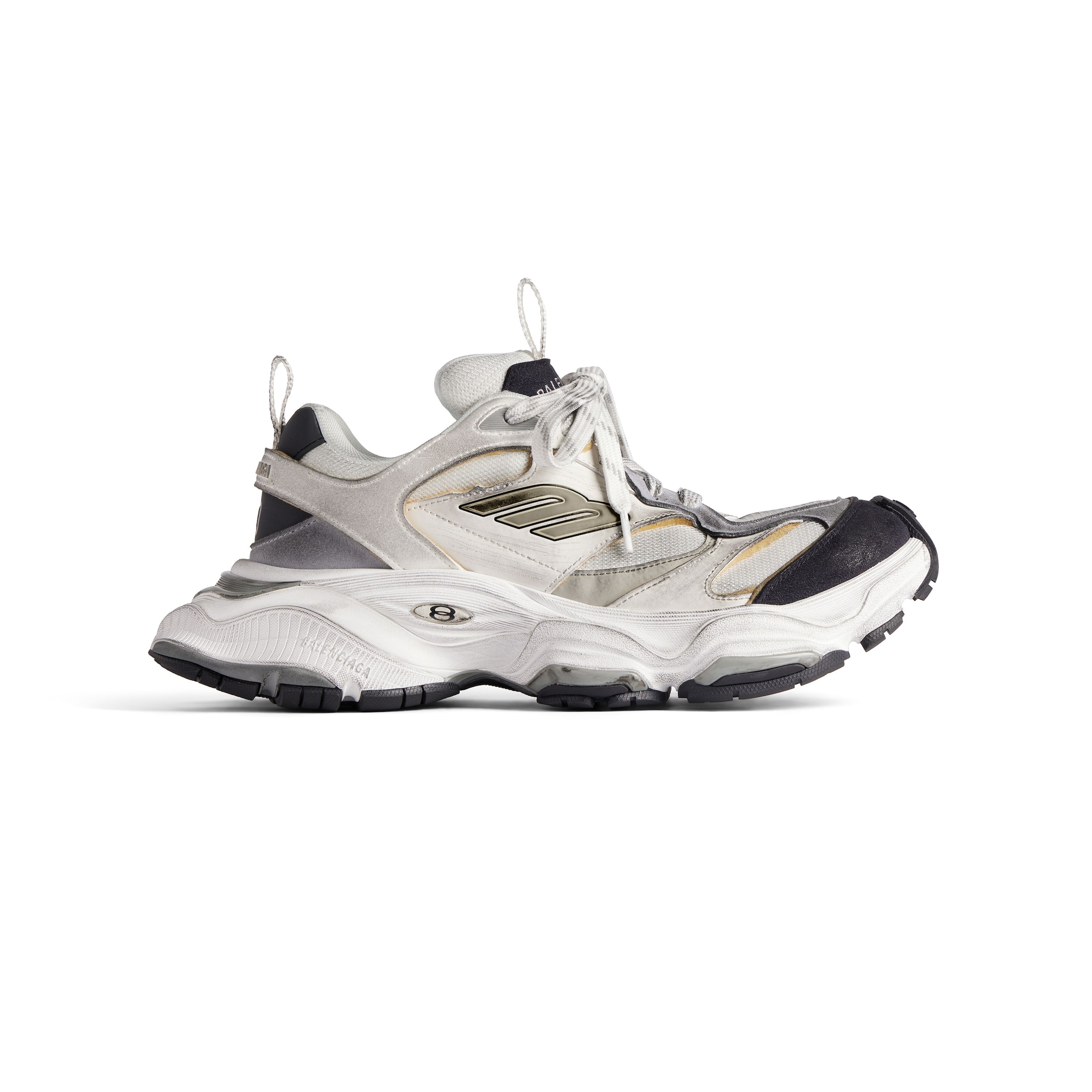 Balenciaga Cargo Trainers - White - Men's - 6 - Polyurethane, Polyester, Polyamide