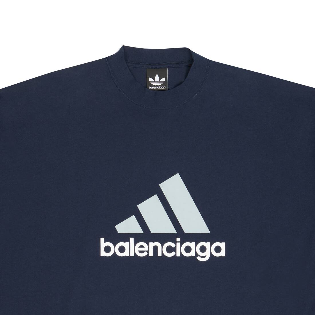 Balenciaga / Adidas オーバーサイズtシャツ で ネイビーブルー