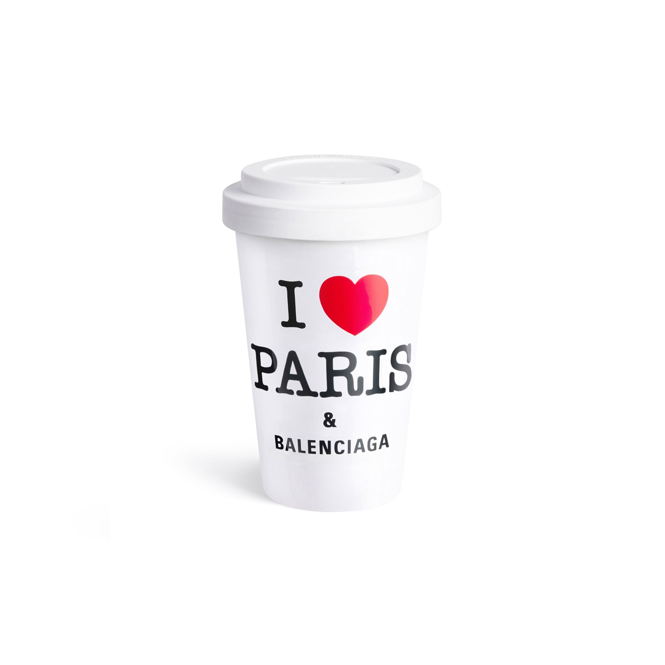 Balenciaga Tazza da Caffè - Bianco - Unisex - Porcellana - Tpe, Polipropilene