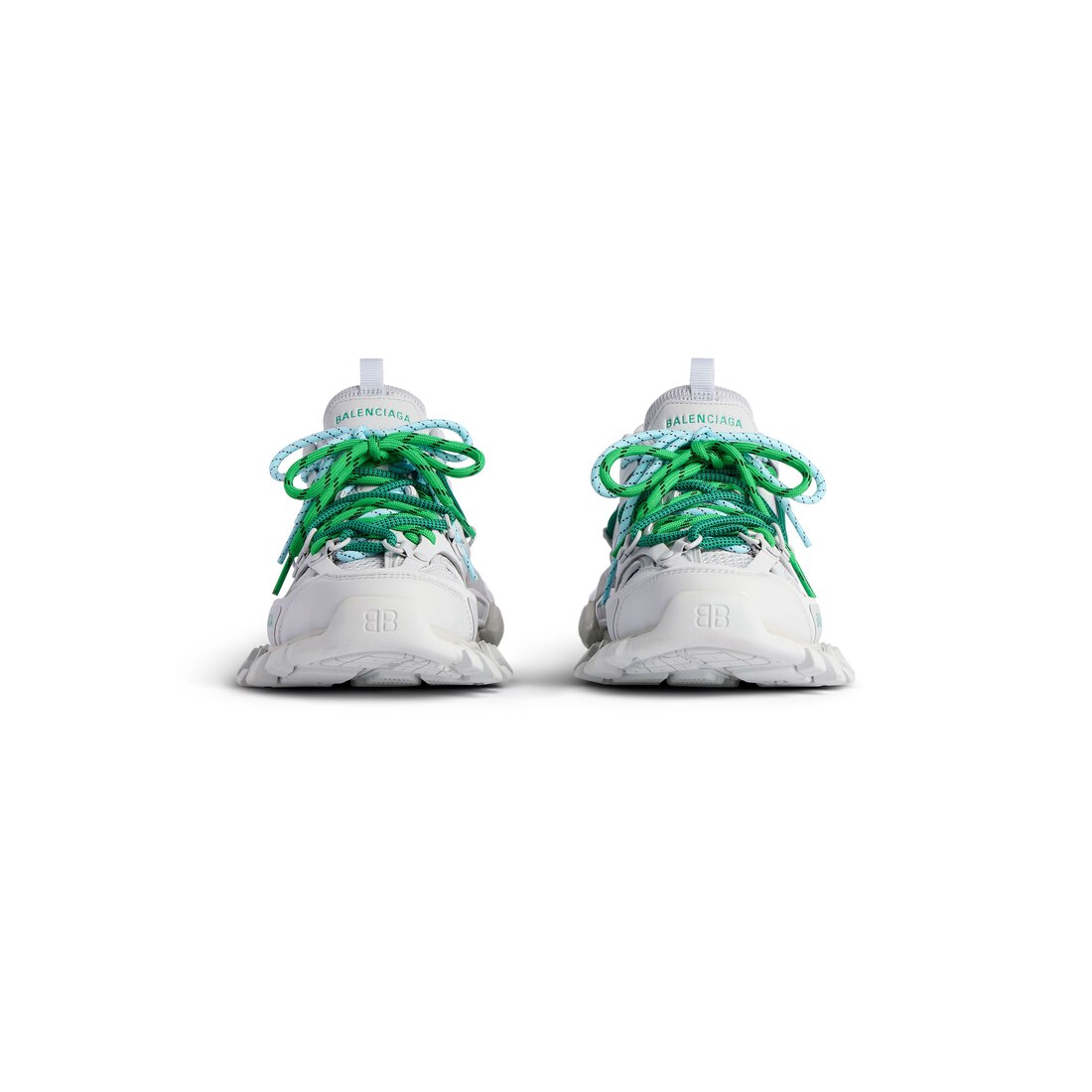 Men's Track Trail Laces Sneaker in Grey/green/blue