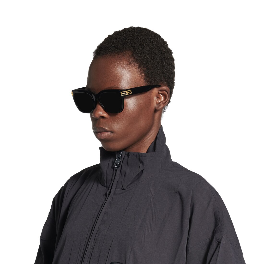 【BALENCIAGA】Casino Square AF Sunglasses サングラス Women's Casino Square Af Sunglasses in Black | Balenciaga US