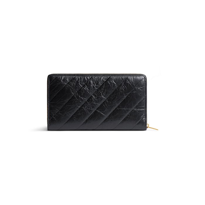 crush continental wallet quilted
