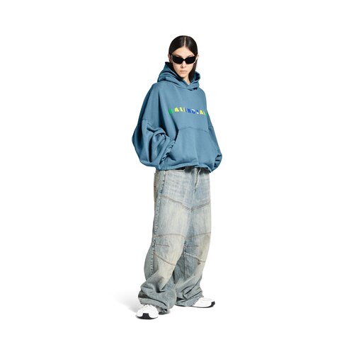 international hoodie短款连帽卫衣