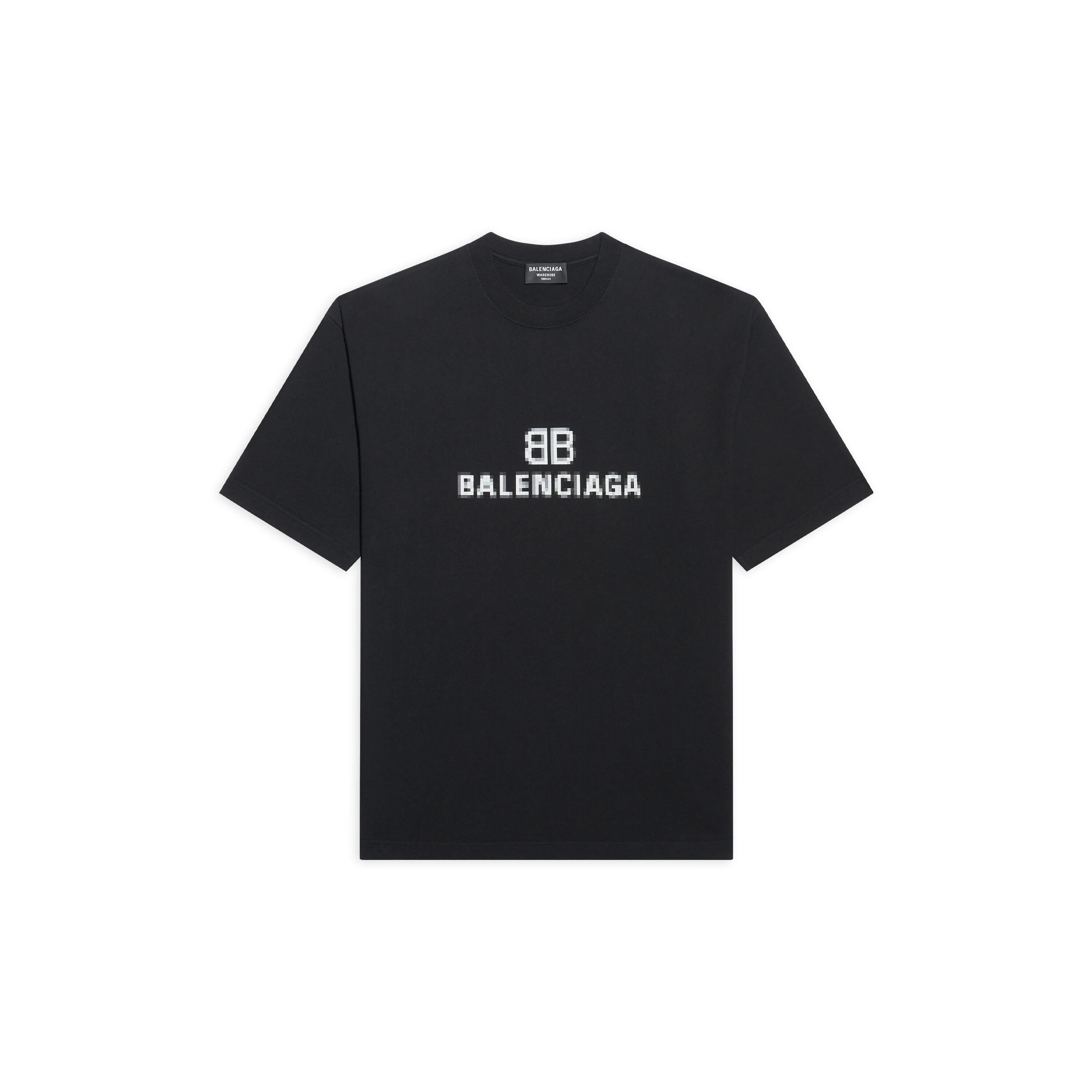 Buy > balenciaga bb t shirt black > in stock