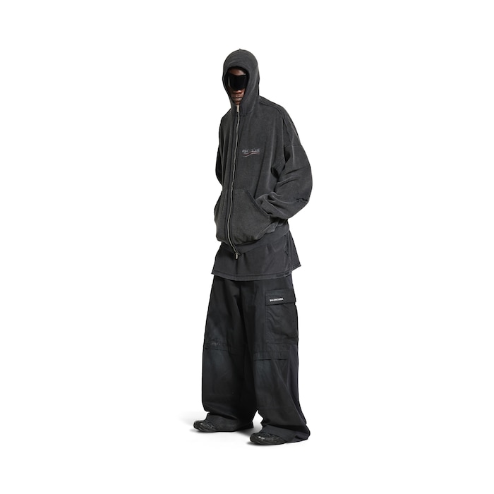 political campaign inside-out ジップアップ hoodie ラージフィット
